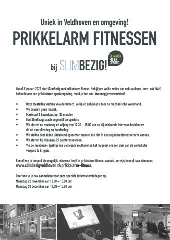 Prikkelarm fitness bij SlimBezig in Veldhoven