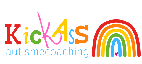 Logo KickASS Autismecoaching regenboog